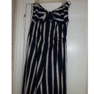Striped jumpsuit